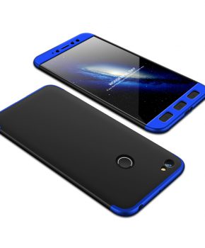 360 full body hoesje voor Xiaomi Redmi Note 5A Prime - zwart / blauw