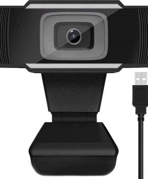 Full HD 1080p webcamera - pc camera - zwart / zilver
