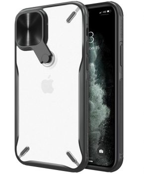 Nillkin Cyclops Case - voor iPhone 12 Pro / iPhone 12 - zwart