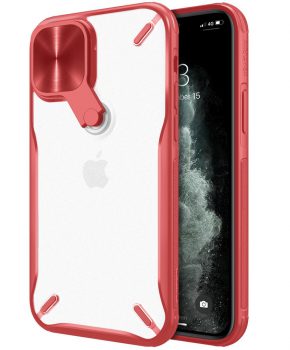 Nillkin Cyclops Case - voor iPhone 12 Pro / iPhone 12 - rood