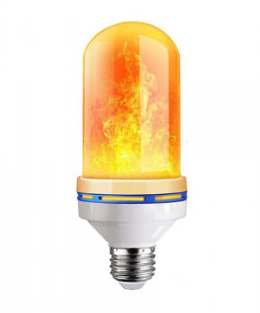 E27 Ledlamp die een echte vlam imiteert - 6W - 3 modi