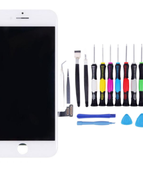 Voor iPhone 7 Plus LCD Scherm wit - met 16-delig professionele reparatiekit