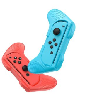 2x set handgreep voor Joy-Con joystick pad - Switch rood/ blauw