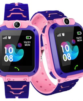 Kinder Smartwatch met frontcamera GPS-locator en SOS - roze