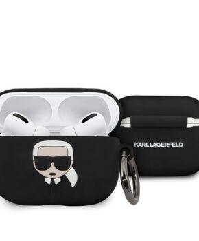 Karl Lagerfeld AirPods Pro cover -zwart Siliconen