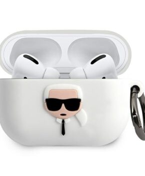 Karl Lagerfeld  AirPods Pro hoes wit -Silicone Ikonik