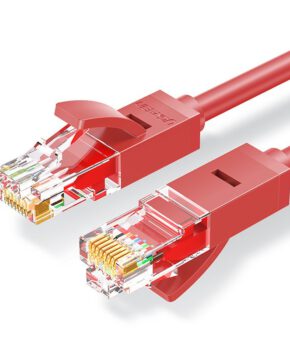Ugreen Ethernet patchkabel RJ45 Cat 6 UTP 1000Mbps 1 m rood