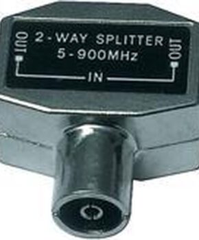 Valueline T-SPLT FMM Kabelsplitter Zilver Kabel splitter