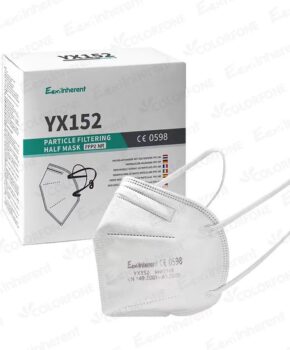Eexiinherent ffp2 mondmaskers - 10 stuks - zonder ventiel - wit