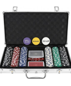 Texas Strong Pokerset- 300 Fiches – Hoge Kwaliteit