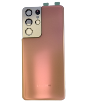 Voor Samsung Galaxy S21 Ultra (SM-G998B) achterkant - roze