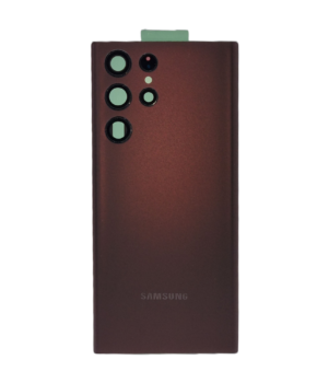 Voor Samsung Galaxy S22 Ultra (SM-S908B) achterkant -  wijnrood